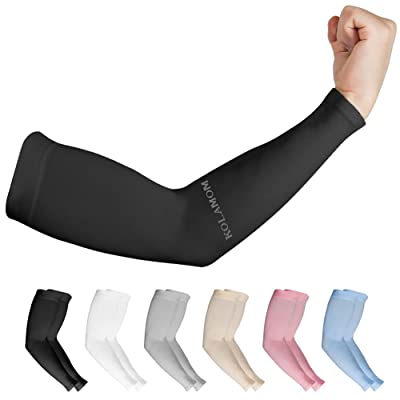 Photo 1 of Arm Sleeves for Men Women UV Protection Compression Long Arm Sleeves for Running , 6 Pairs
