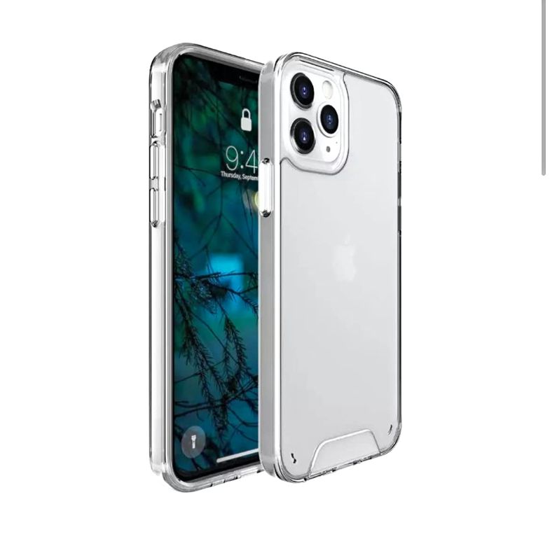 Photo 1 of SPACE COLLECTION Shockproof Military Standards Drop Tested (MIL-STD 810G-516.7) Anti Scratch 0.4MM, Hard Clear Transparent Polycarbonate Cover for Apple iPhone Xs MAX
