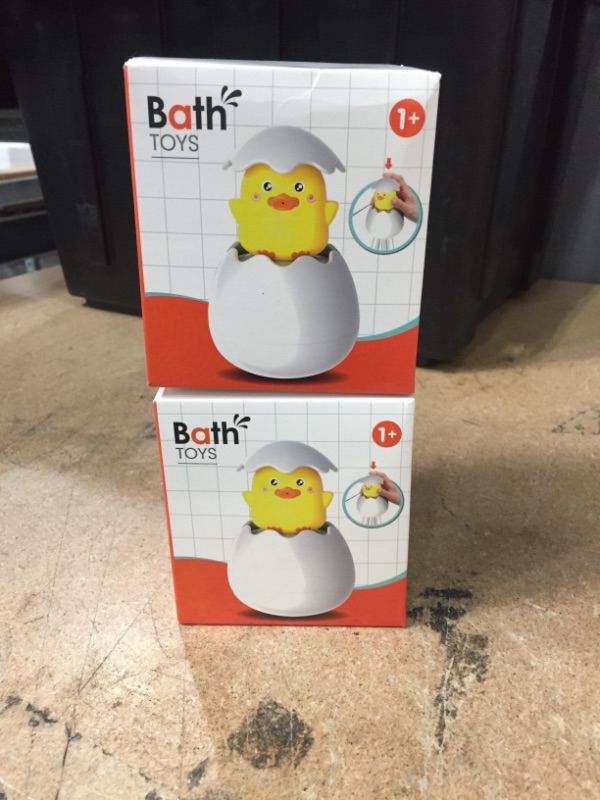 Photo 1 of Easter Eggs Basket Stuffers,Baby Bath Toys For Toddlers 1-3 Old Years Baby,Sensory Toys Kids Bathtub Toys Hatching Swimming Pool Bath Toy Gifts For Infants & Boys & Girls Bithday Water Gun (Ducks) (2 PACK)
