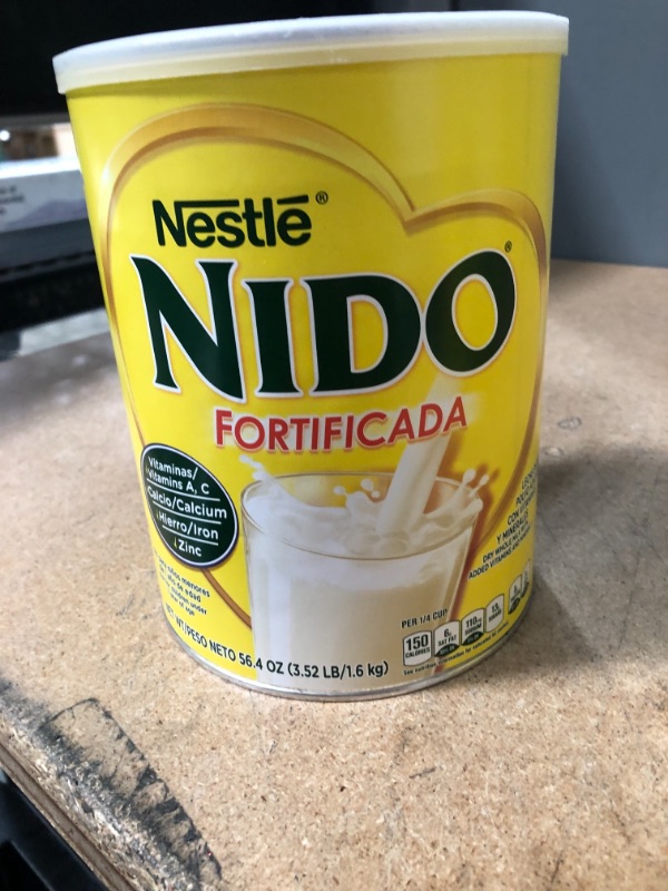 Photo 3 of ** EXPIRES MAY31/2022** NIDO Fortificada Powdered Drink Mix - Dry Whole Milk Powder with Vitamins and Minerals - 56.4 Oz (3.52 LB) Canister
