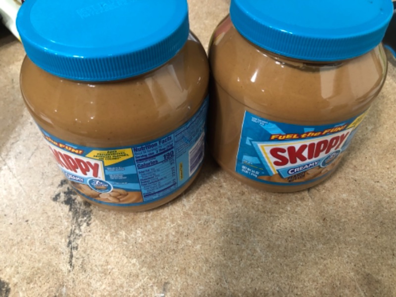 Photo 2 of **EXPIRES MAY22/2022 NOT REFUNDABLE** Skippy Creamy Peanut Butter, 64 Ounce SET OF 2