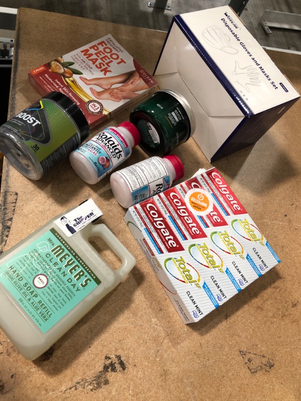 Photo 1 of **NO REFUNDS/RETURNS** -BB:09/2022*-  Bundle of Assorted HOME GOODS TOOTHPASTE, BODY BUTTER, ETC. 