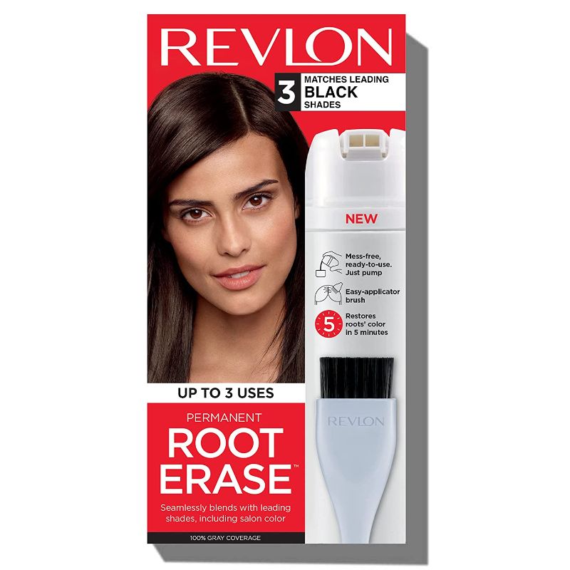 Photo 1 of *NO REFUNDS/RETURNS**- 2 OF- Permanent Hair Color by Revlon, Permanent Hair Dye, Black 3.2 Fl Oz
