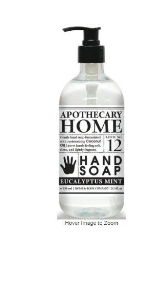 Photo 1 of * EXP 12/2021*  21.5 oz. Home Apothecary Eucalyptus Mint Hand Soap 2PACK
