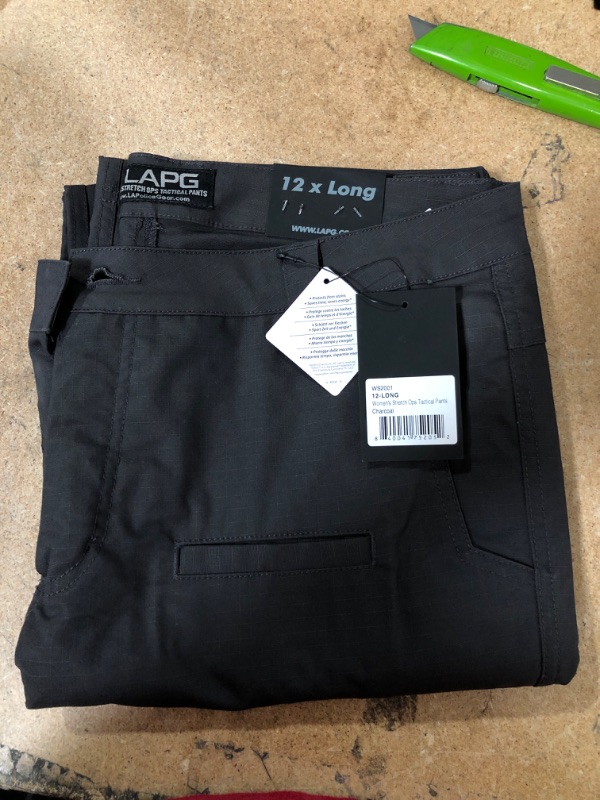 Photo 1 of LA Police Gear Stretch Ops Women's Tactical Pants, Stretch Cargo Pants for Womens, Outdoor Hiking Pants for Women-12 long 

