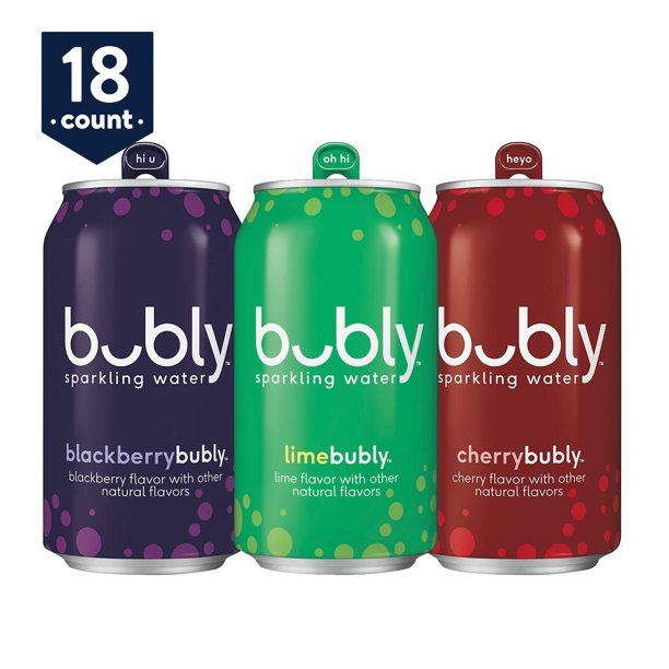 Photo 1 of *BEST BY AUG/22/22-NO RETURNS*bubly Lime Yours Variety Pack Flavored Sparkling Water, 12 oz, 18 Pack Cans
