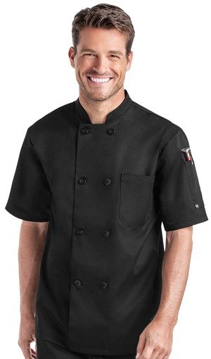 Photo 1 of On the Line men's Short Sleeve Value Chef Coat