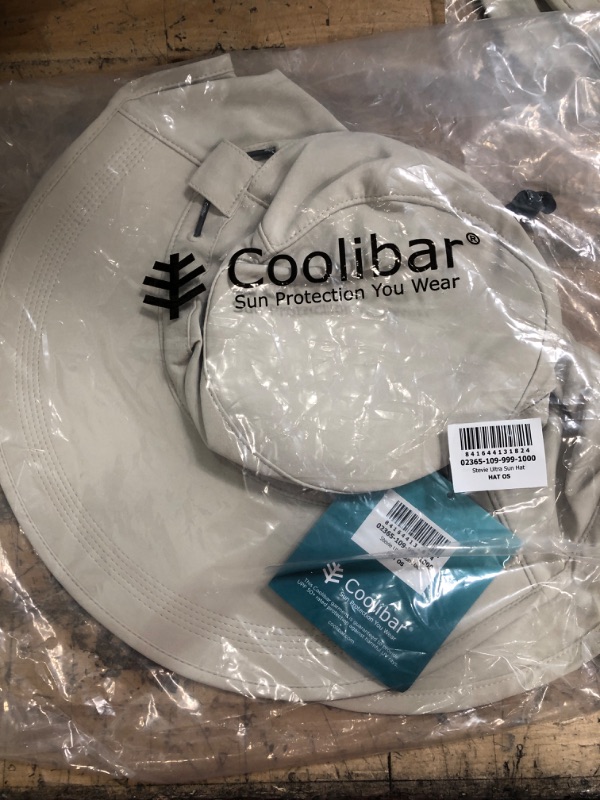 Photo 2 of Coolibar UPF 50+ Women's Men's Stevie Ultra Sun Hat, One Size