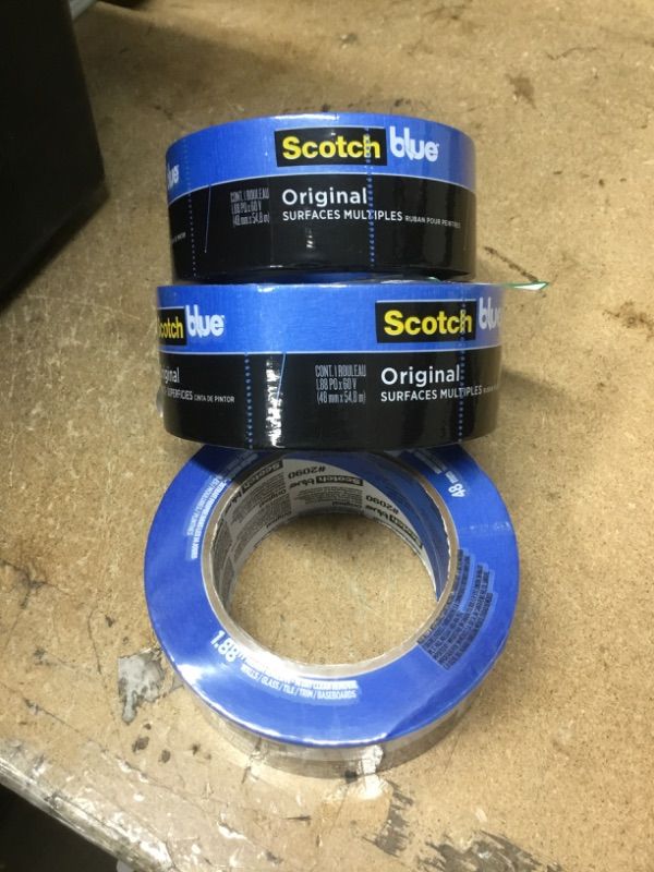 Photo 2 of 3M
ScotchBlue 1.88 in. x 60 yds. Original Multi-Surface Painter's Tape - 3 PACK