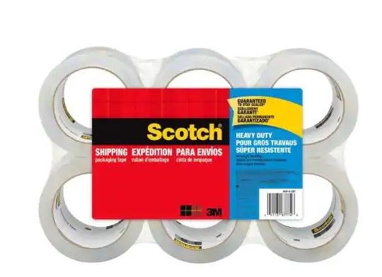 Photo 1 of 
3M
1.88 in. x 54.6 yds. Scotch Heavy Duty Shipping Packaging Tape (6 Rolls per Pack)