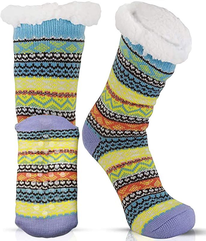 Photo 1 of ***STOCK PHOT FOR REFERENCE ONLY***
luther pike seattle inter Thermal Fleece Lining Knit Slipper Socks 