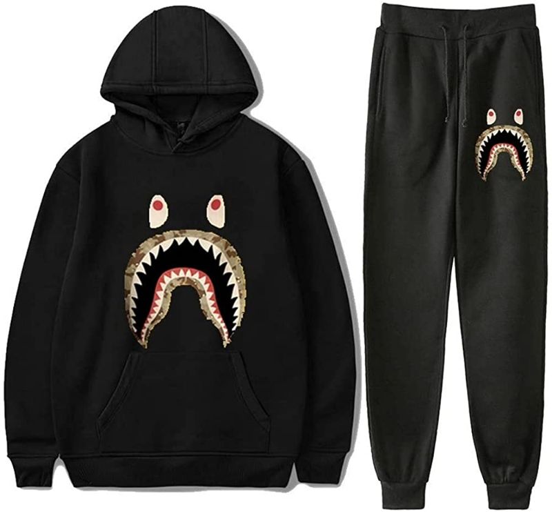 Photo 1 of ***STOCK PHOTO FOR REFERENCE ONLY***
Bape Shark Hoodie Pants Suits, 2-pc SIZE 3XL