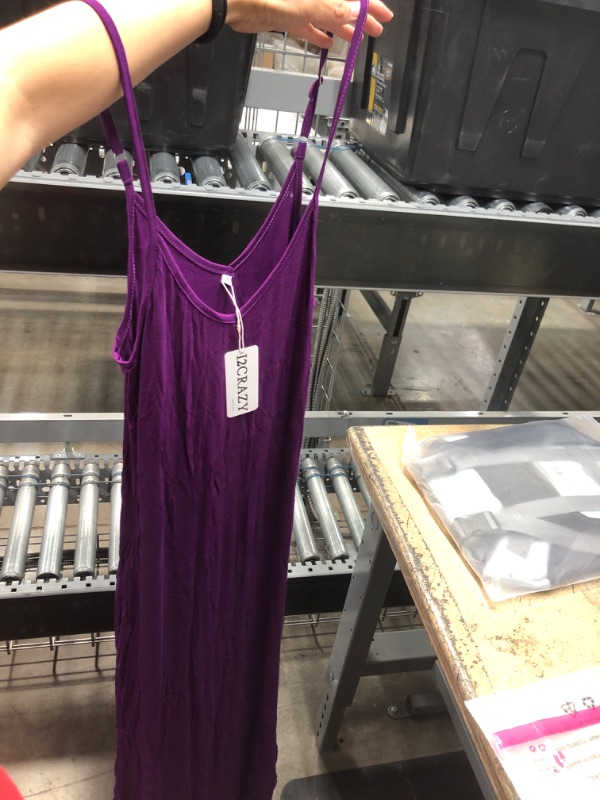 Photo 2 of I2 crazy long sun dress  purple with pockets
SIZE:S