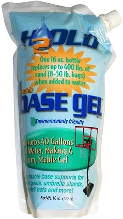 Photo 1 of BaseGel Basketball Goal Portable Bases Polymer, 16-Ounce
