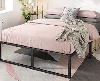 Photo 1 of ***PARTS ONLY*** ZINUS Lorelai 14 Inch Metal Platform Bed Frame / Mattress Foundation with Steel Slat Support / No Box Spring Needed / Easy Assembly, Queen