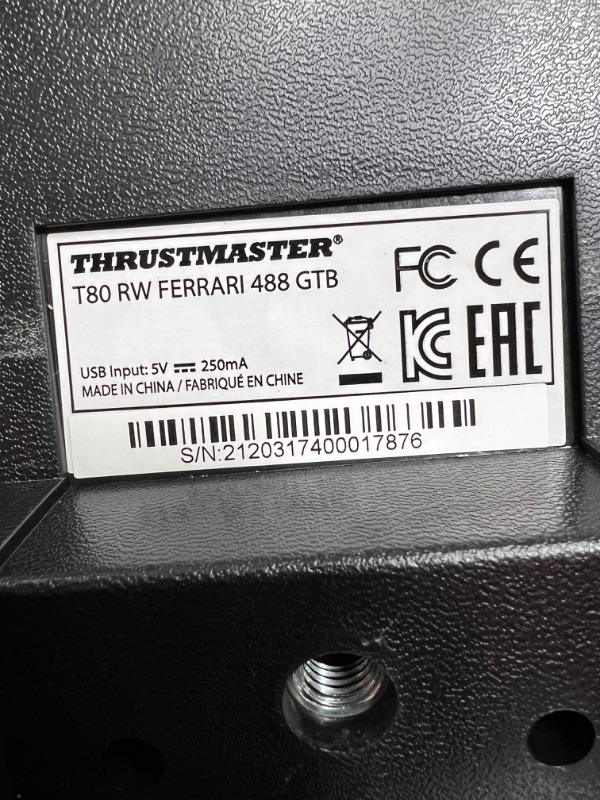 Photo 8 of Thrustmaster T80 Ferrari 488 GTB (PS5,PS4,PC)
