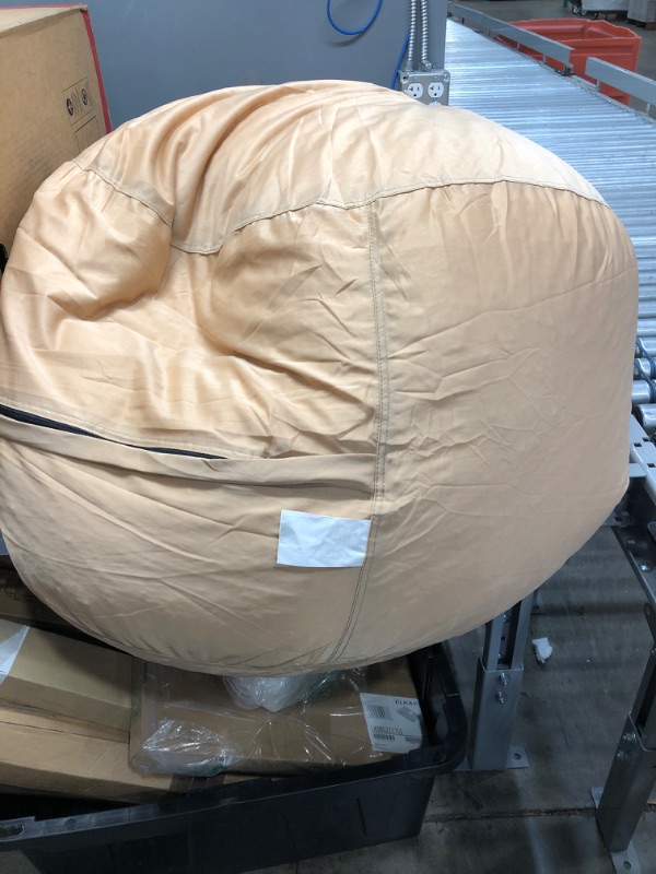 Photo 2 of Sofa Sack - Plush, Ultra Soft Bean Bag Chair - Memory Foam Bean Bag Chair with Microsuede Cover TAN