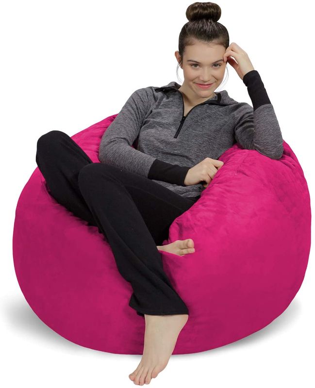 Photo 1 of Sofa Sack - Plush, Ultra Soft Bean Bag Chair - Memory Foam Bean Bag Chair with Microsuede Cover TAN