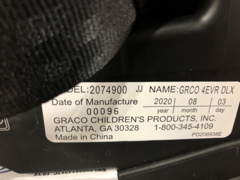 Photo 3 of Graco 4Ever Dlx 4-in-1 Car Seat
