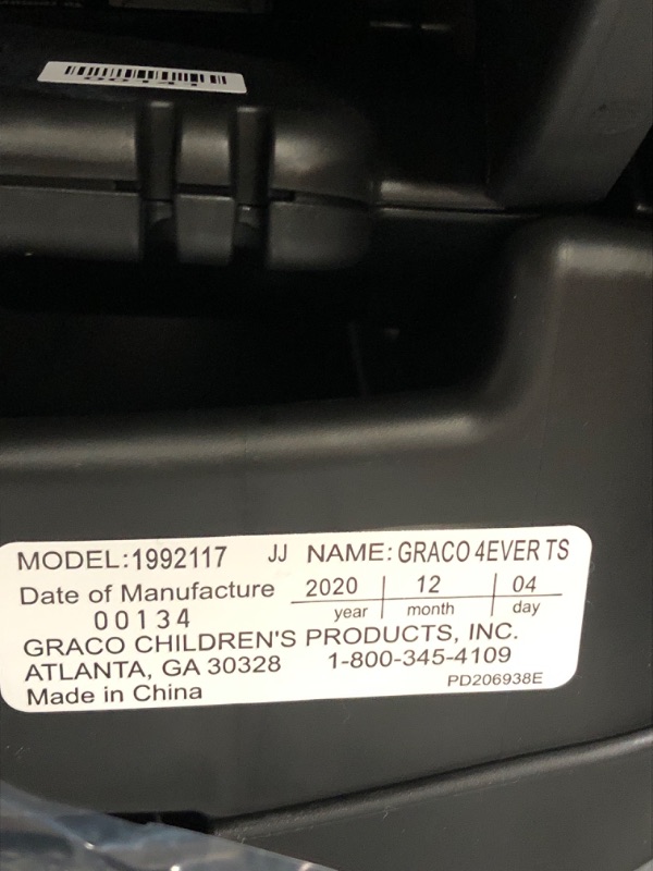 Photo 3 of Graco 4Ever 4 in 1 Car Seat Featuring TrueShield Side Impact Technology
