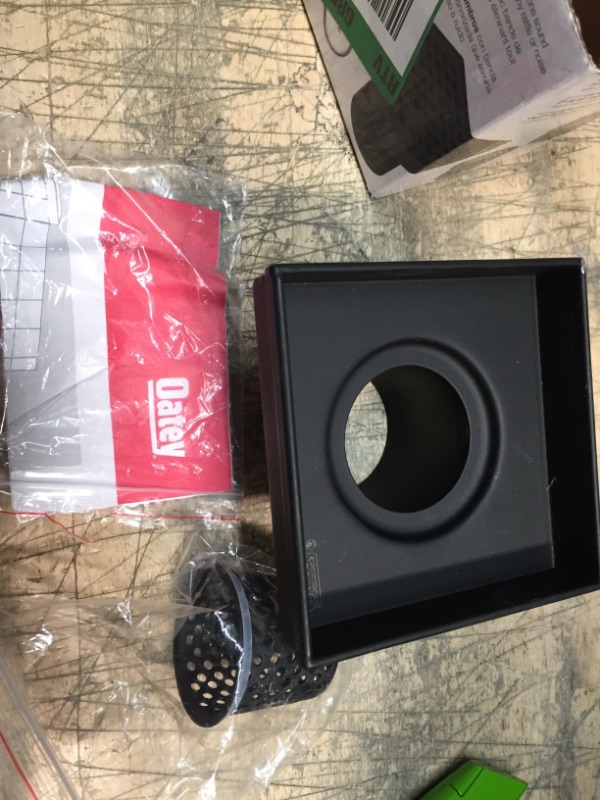 Photo 2 of 
OATEY
Designline 4 in. x 4 in. Stainless Steel Square Shower Drain with Square Pattern Drain Cover in Matte Black