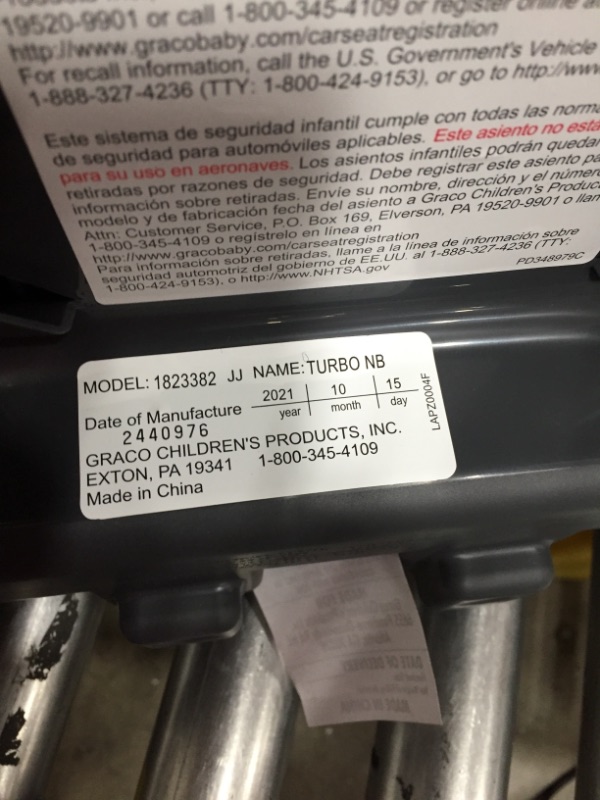 Photo 1 of Graco TurboBooster Backless Booster Car Seat, Galaxy