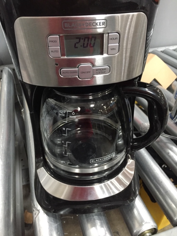 Photo 2 of BLACK+DECKER 12-Cup Programmable Coffee Maker, Black