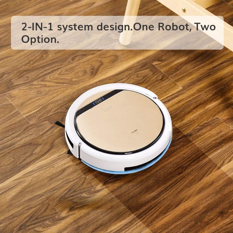 Photo 1 of ***PARTS ONLY*** ILIFE V5s Pro, 2-in-1 Robot Vacuum and Mop, Slim, Automatic Self-Charging Robotic Vacuum Cleaner, Daily Schedule, Ideal for Pet Hair, Hard Floor and Low Pile Carpet.