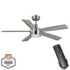 Photo 1 of *** DISPLAY MODEL ONLY*** NON FUNCTIONAL**
Hampton Bay
Fanelee 54 in. White Color Changing Integrated LED Brushed Nickel Smart Hubspace Ceiling Fan with Light Kit and Remote