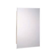 Photo 1 of 
Glacier Bay
16 in. W x 25-7/8 in. H x 4-1/2 in. D Recessed or Surface Mount Frameless Beveled Bathroom Medicine Cabinet
**MISSING HARDWARE**