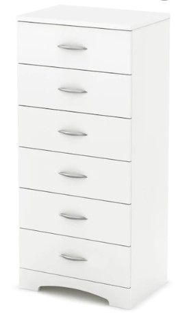 Photo 1 of (SCRATCHED)
South Shore Furniture  Step One Pure White 6-Drawer Chest

