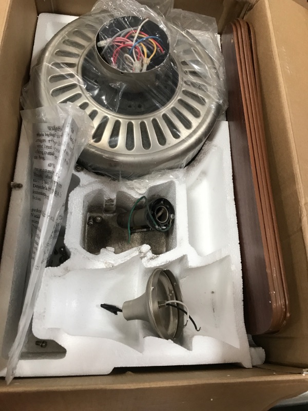 Photo 1 of (PARTS ONLY; ITEMS IN BOX DO NOT MATCH PACKAGE DESCRIPTION)
Hunter Oakhurst II 52 in. Low Profile LED Indoor Fresh Ceiling Fan with Light Kit
