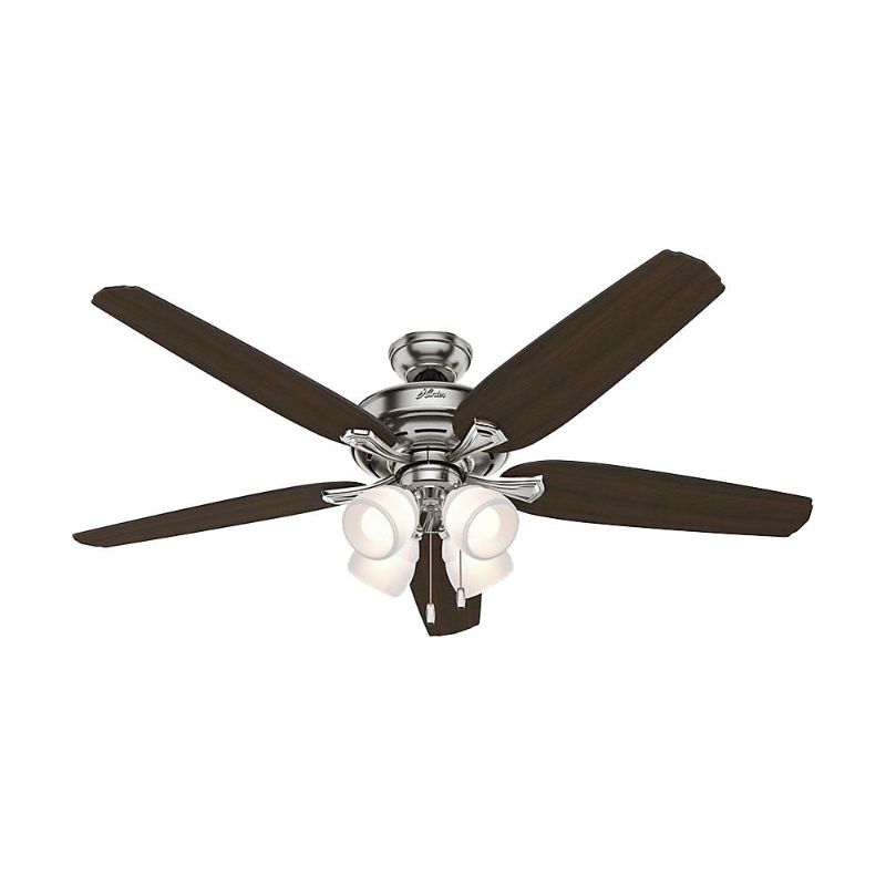 Photo 1 of (MISSING BULBS)
Hunter 54131 Channing 60" LED Indoor Brushed Nickel Ceiling Fan with Light Kit
