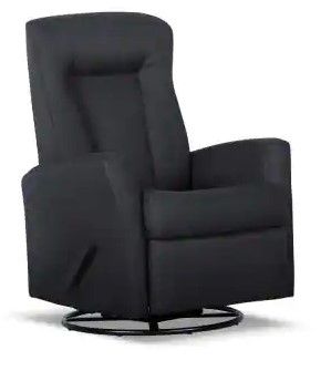 Photo 1 of (WORN DOWN MATERIAL SPOT)
Hanning Creation Furniture Black Fabric Recliner