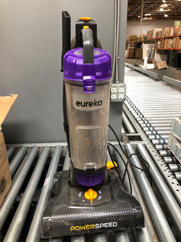 Photo 2 of eureka NEU182B PowerSpeed Bagless Upright Vacuum Cleaner, Lite, Purple
