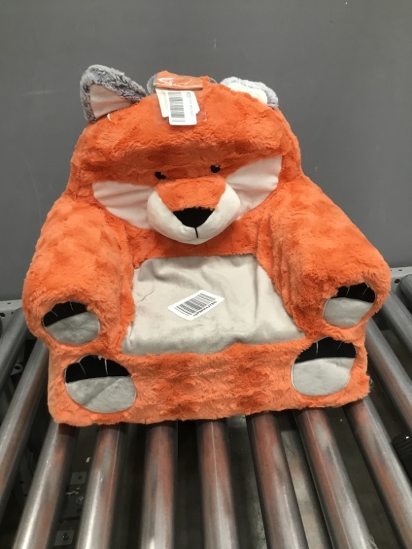 Photo 2 of Animal Adventure Orange Fox Soft Plush Children's Chair, Sweet Seats