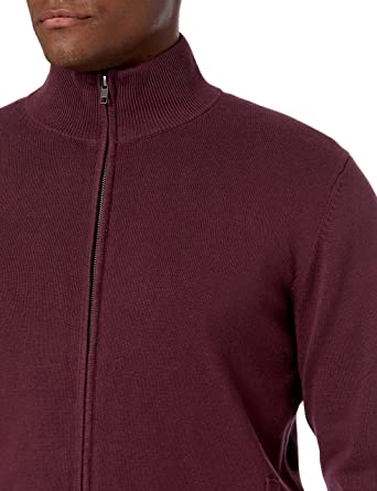 Photo 1 of Amazon Essentials Men's Full-Zip Cotton Sweater-XXL
