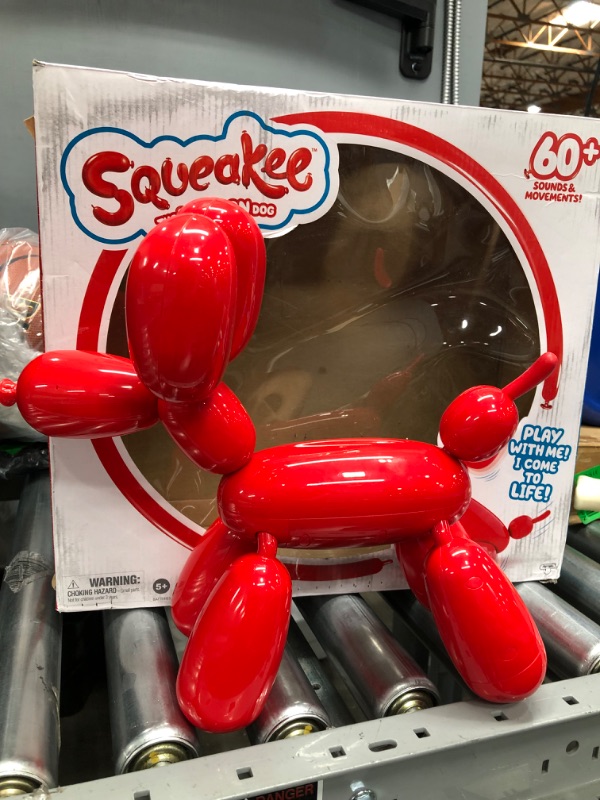 Photo 2 of non-functional
Squeakee The Balloon Dog - Feed Him, Teach Him Tricks, Pop Him, and Watch Him Deflate! , Red
