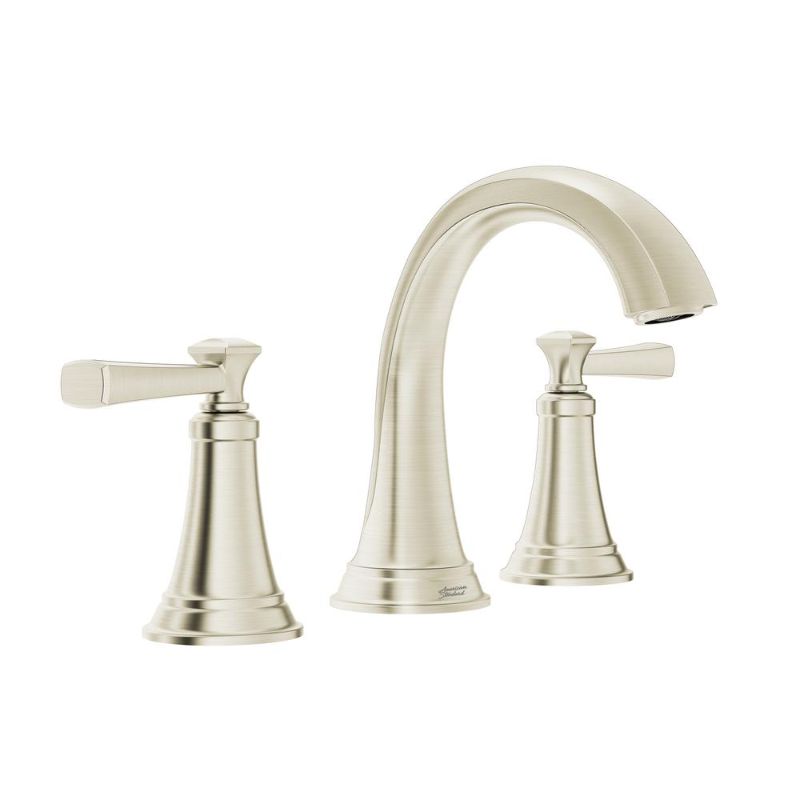 Photo 1 of American Standard Rumson 8 in. Widespread 2-Handle Bathroom Faucet in Brushed Nickel
