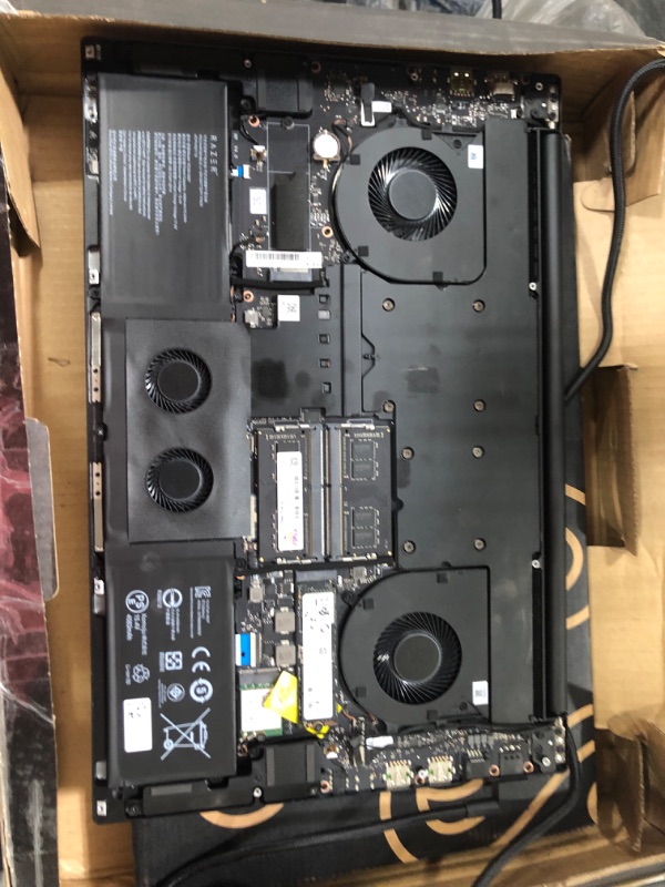 Photo 10 of **GRAPHICS CARD MISSING** Razer Blade Pro 17 Gaming Laptop 2021: Intel Core i7-11800H 8-Core, NVIDIA GeForce RTX 3080, 17.3" FHD 360Hz, 32GB RAM, 1TB SSD - Chroma RGB - Thunderbolt 3 - SD Card Reader
