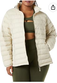 Photo 1 of Amazon Essentials Women's Plus Size Packable Puffer Jacket - small
