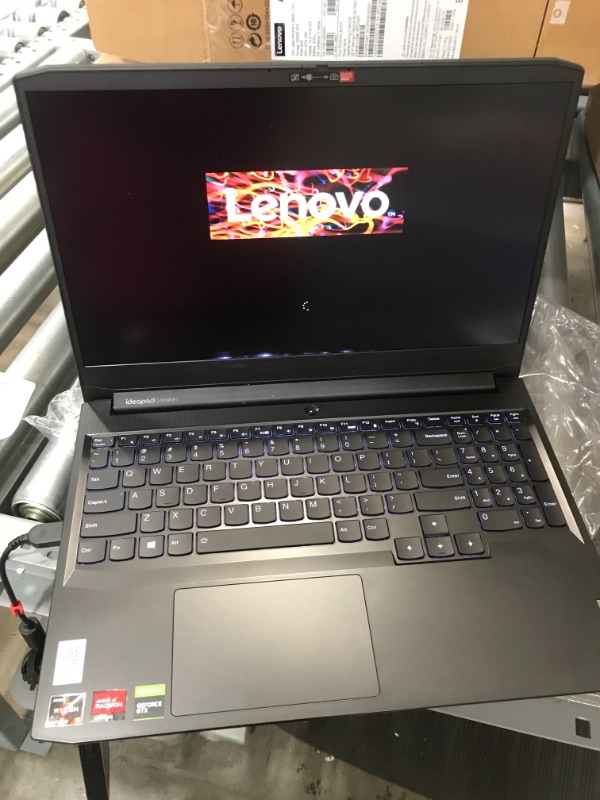 Photo 3 of Lenovo - IdeaPad 3 - Gaming Laptop - 15.6" FHD Display - AMD Ryzen 5 5600H - 8GB RAM - 256GB Storage - NVIDIA GeForce GTX 1650 - Windows 11 Home
