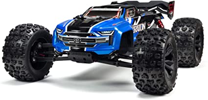 Photo 1 of ARRMA RC Truck 1/8 KRATON 6S V5 4WD BLX Speed Monster Truck with Spektrum Firma RTR, Blue, ARA8608V5T2
