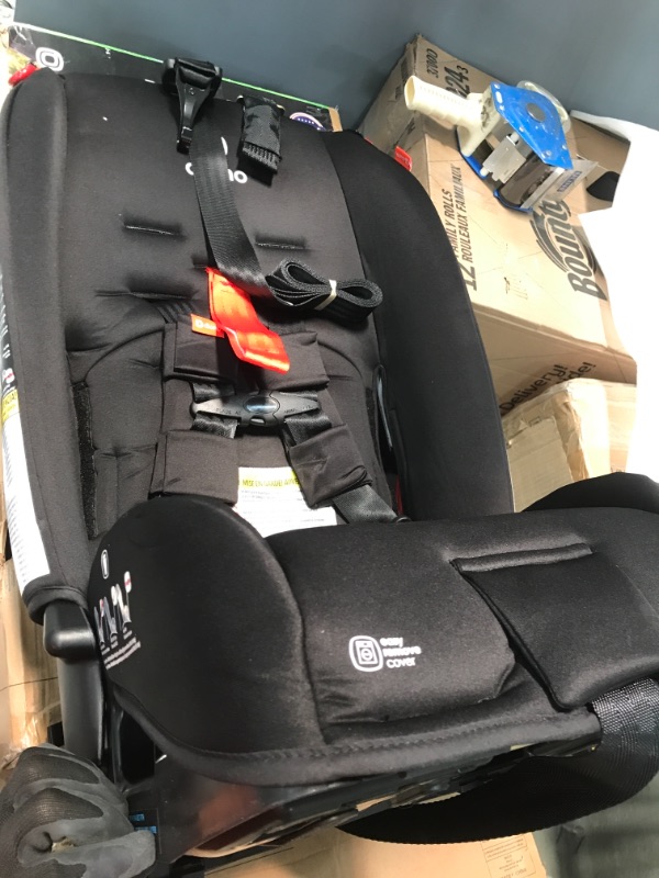 Photo 2 of Diono Radian 3R, 3-in-1 Convertible Car Seat, Rear Facing & Forward Facing, 10 Years 1 Car Seat, Slim Fit 3 Across, Jet Black
