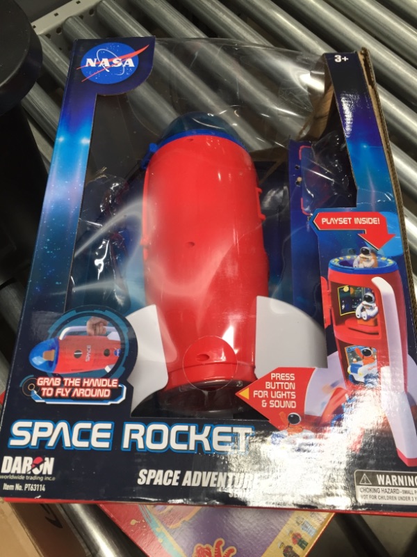 Photo 1 of DARON Adventure Series: Space Rocket with Lights, Sounds & Figurines, NASA
