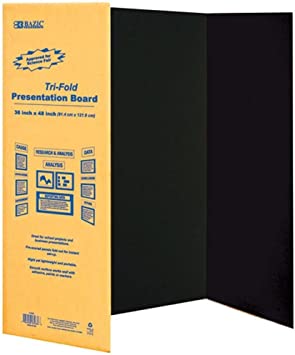 Photo 1 of  BAZIC Products Corrugated Presentation Board (Set of 2) Color: Black
