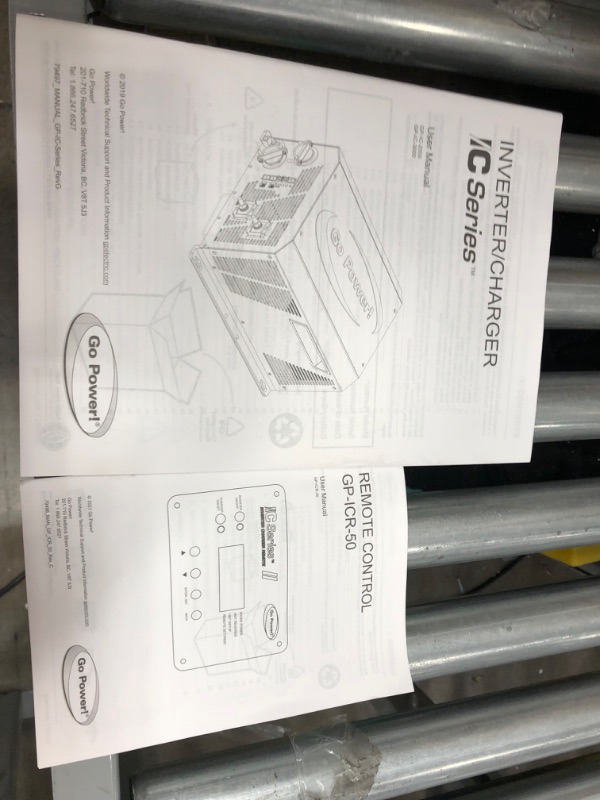 Photo 7 of *BACK OF INVERTER HAS SLIGHT INWARD DENT*
Go Power! GP-IC2000-12-PKG Pure Sine Wave Inverter (2000 Watt with 100 amp Charger Includes ICR-50 Remote)
