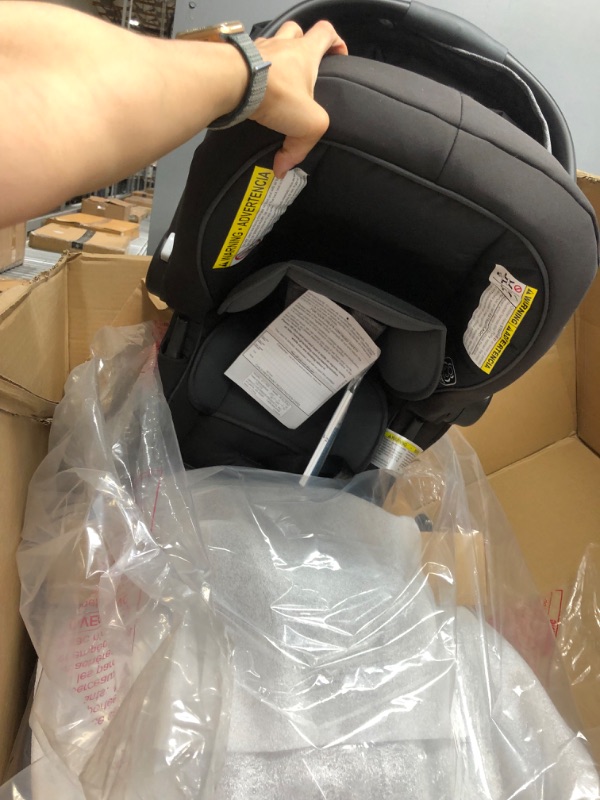 Photo 2 of Graco Modes Pramette Travel System | Includes Baby Stroller with True Bassinet Mode, Reversible Seat, One Hand Fold, Extra Storage, Child Tray and SnugRide® 35 Infant Car Seat, Ellington
