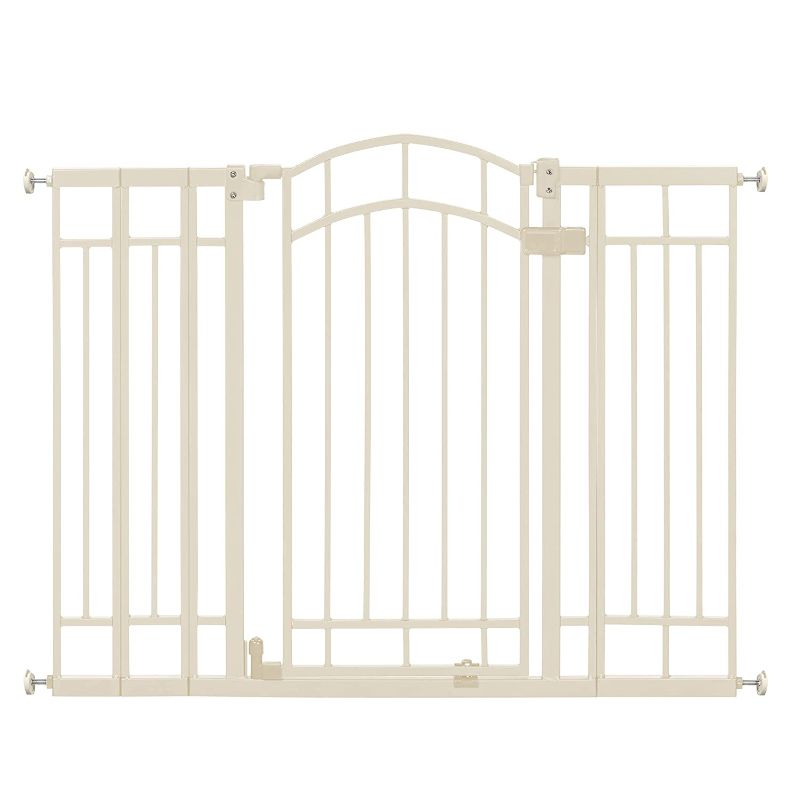 Photo 1 of Summer Multi-Use Decorative Extra Tall Walk-Thru Baby Gate, Fits Openings 28.5" to 48" Wide, Black Metal