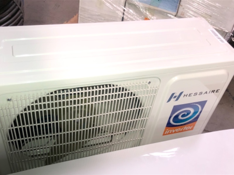 Photo 4 of Hessaire DIY 12,000 BTU 1-Ton Ductless Mini Split Air Conditioner and Heat Pump with Variable Speed Inverter and Remote, 208/230V